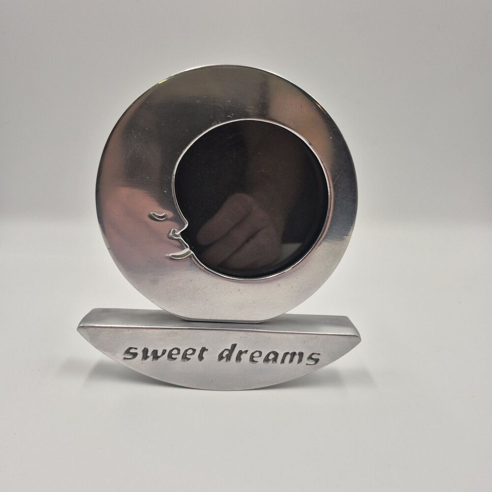 Burnes Of Boston Silver Toned Metal Frame Sun And Moon Sweet Dreams Terragraphic